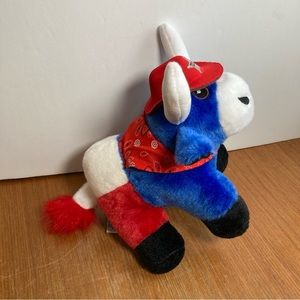 Buckaroo BanditsTexas Plush Bull Steer sound Americana 4th July Red White Blue